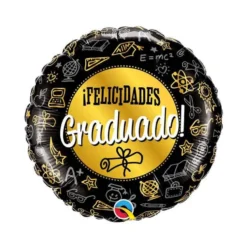 Globo Foil Felicidades Graduado 46 cm