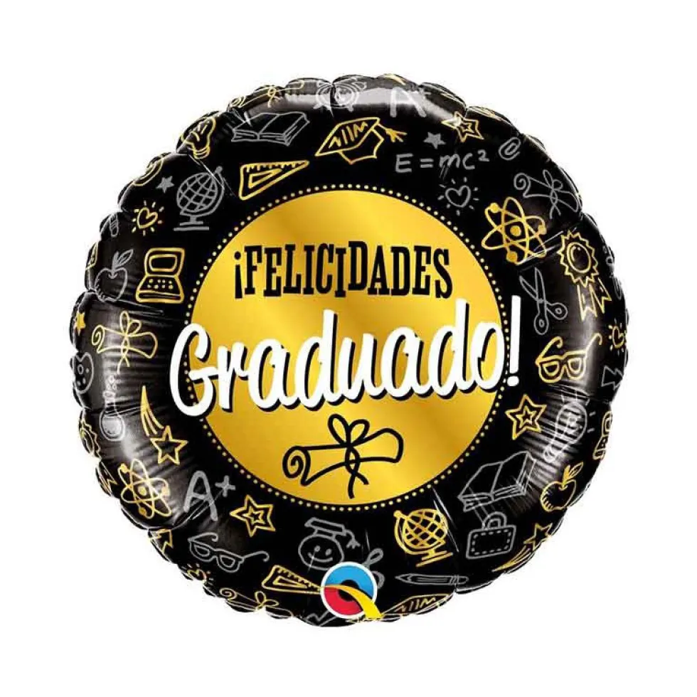 Globo Foil Felicidades Graduado 46 cm