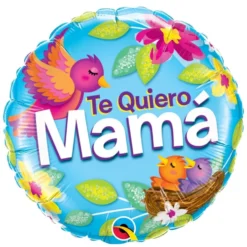 Globo Foil Redondo Te Quiero Mamá 45 cm