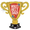 Globo Foil Trofeo Mejor Papá 67 cm