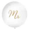 Globo Gigante Blanco Mr 1 m