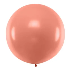 Globo Gigante Oro Rosado Metalizado 1 m