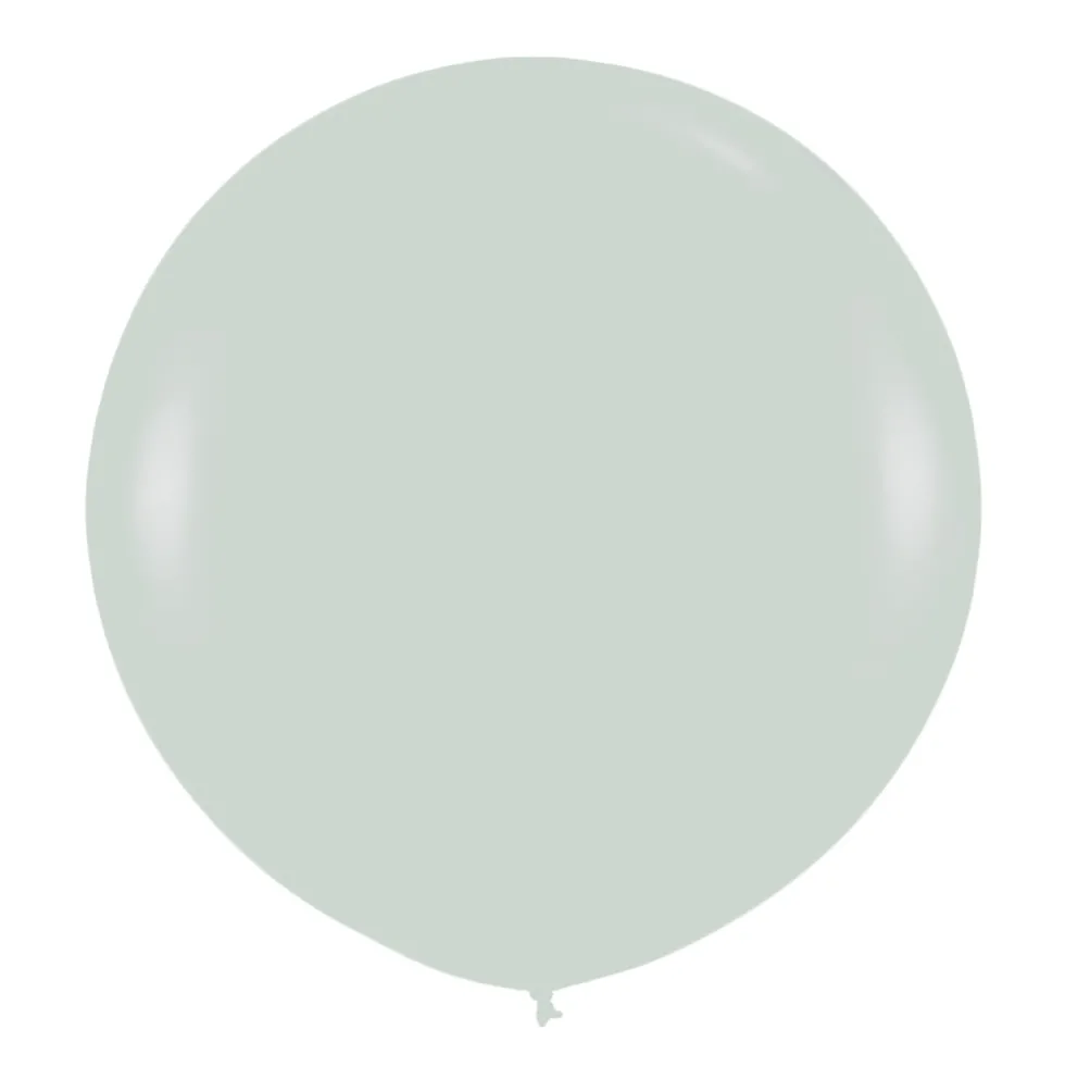 Globo gigante plata satinada