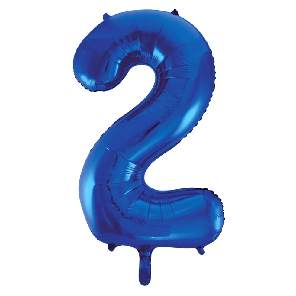 Globo Nº 2 Azul 86 cm