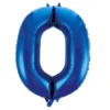 Globo Nº 0 Azul 86 cm