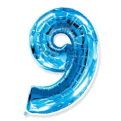 Globo Nº 9 Azul 1 metro