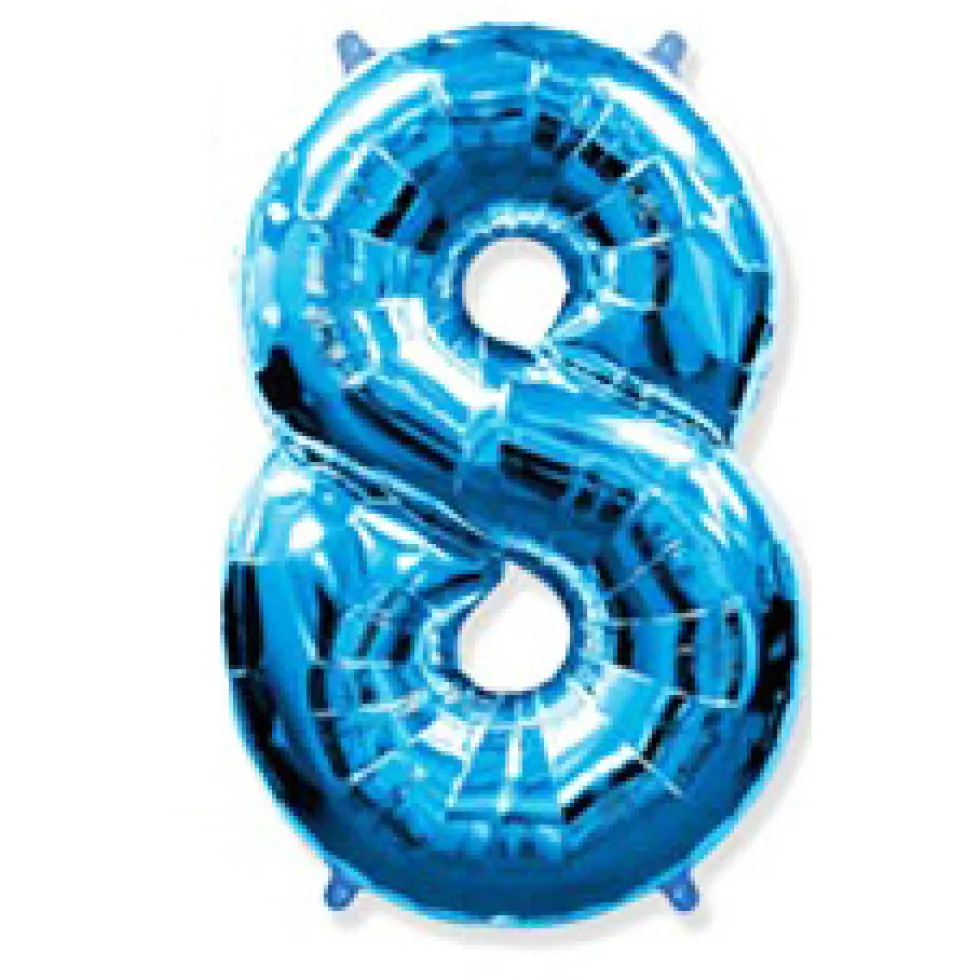 Globo Nº 8 Azul 1 metro