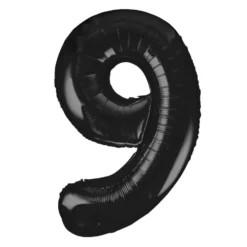 Globo Nº 9 Negro 86 cm