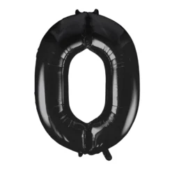 Globo Nº 0 Negro 86 cm