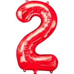 Globo Nº 2 Rojo 86 cm