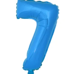 Globo Número 7 Azul 40cm
