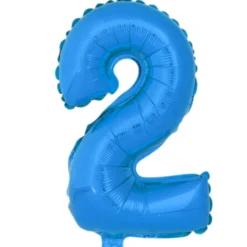 Globo Número 2 Azul 40cm