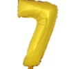Globo Número 7 Dorado 40cm