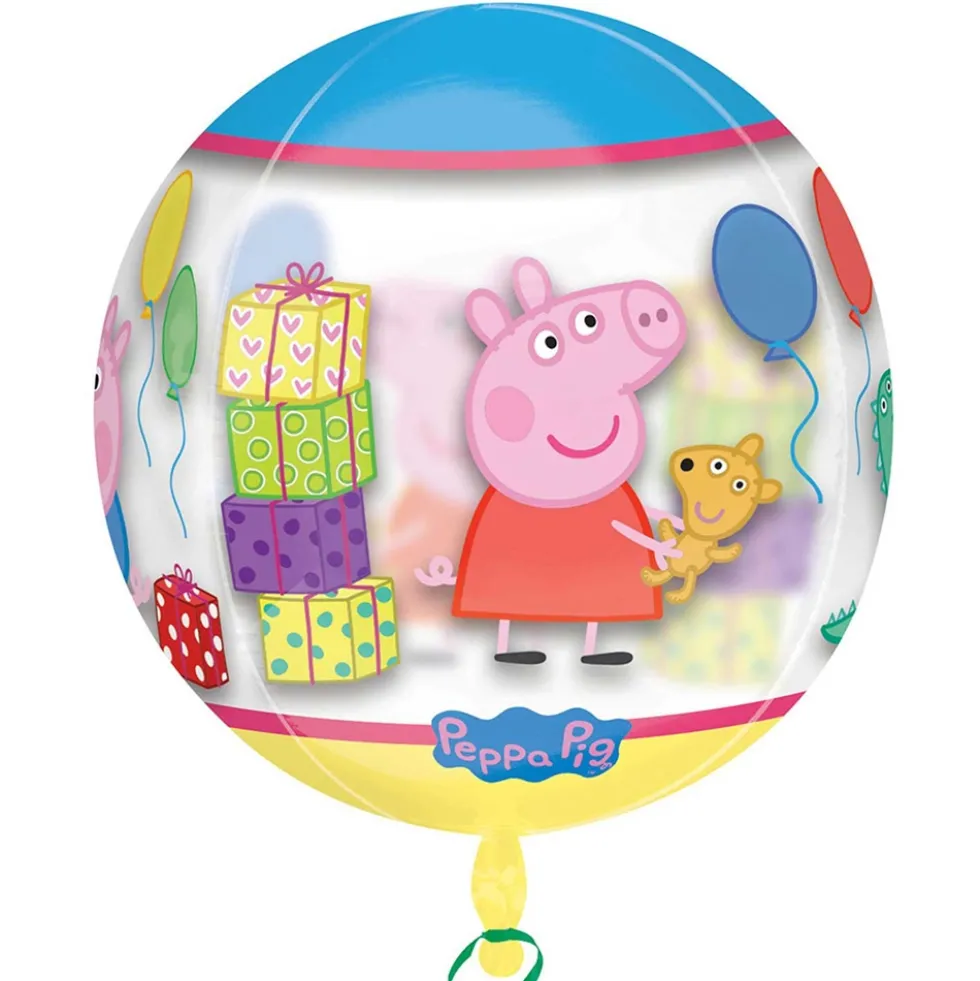 Globo Burbuja Peppa Pig y George 38 cm