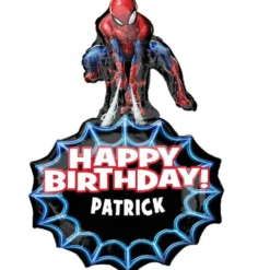 Globo con Nombre Personalizable Spiderman 86 cm