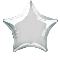 Globo Estrella Plateada 50 cm
