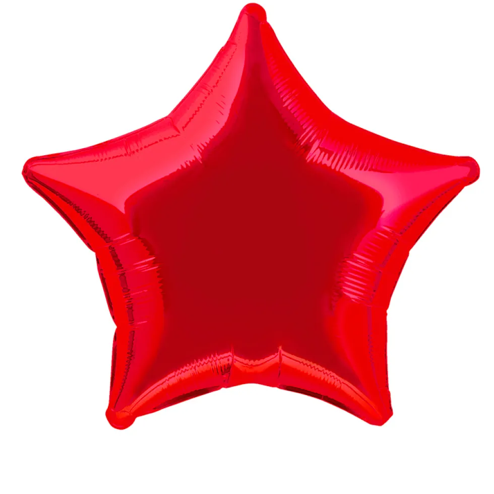 Globo Estrella Roja 45,7 cm