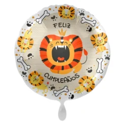 Globo Feliz Cumpleaños León 45 cm