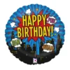 Globo Foil Cumpleaños Superhéroes 45 cm