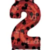 Globo Foil Nº 2 Rojo Mickey 66 cm