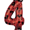 Globo Foil Nº 4 Rojo Mickey 66 cm