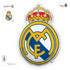 Globo Foil Real Madrid Escudo 80 x 60 cm