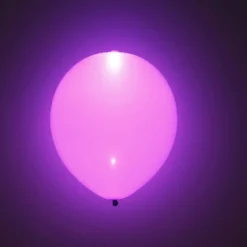 Globo LED color Lila 5 Unidades