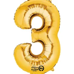 Globo nº 3 Dorado 86 cm