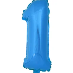Globo Número 1 Azul 40cm