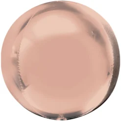 Globo Orbz Rosa Dorado 40 cm