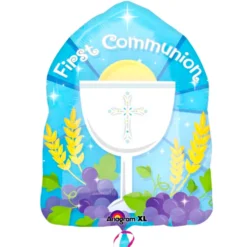 Globo Primera Comunión Azul