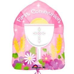 Globo Primera Comunión Rosa