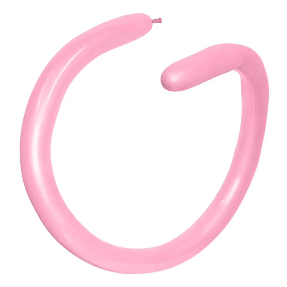 Globos Alargados para Globoflexia Rosa Mate 260s