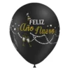 Globos Feliz Año Nuevo 30 cm 8 ud