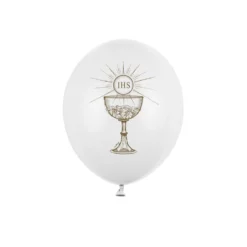 Globos Comunión IHS 6 ud