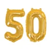 Globos Foil 50 Años Oro