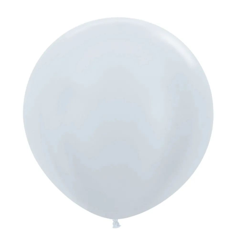Globos Perla Satinada 60 cm 10 ud