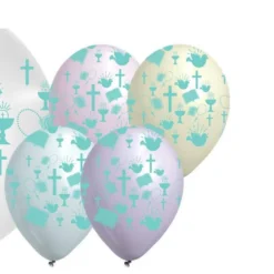 Globos Símbolos Comunión 30 cm 25 ud