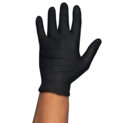 Guantes de nitrilo negros - S 100 ud - Rubberex