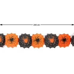 Guirnalda Arañas Halloween 240 cm