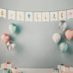 Guirnalda Baby Shower Boy or Girl 2,20 m