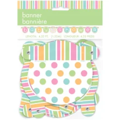 Guirnalda Baby Shower Colores Pastel
