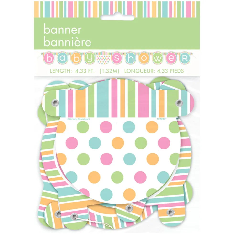 Guirnalda Baby Shower Colores Pastel