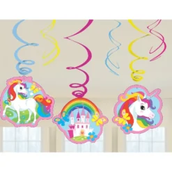 Guirnalda Colgante Espiral Unicornio