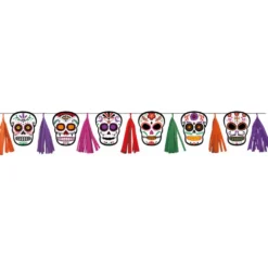 Guirnalda Día de los Muertos 182 cm