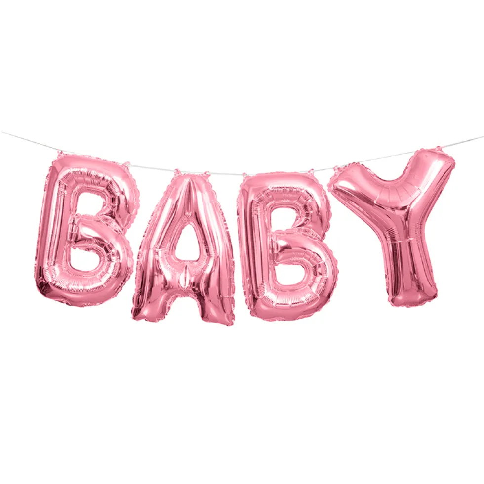 Guirnalda de Globos Baby Rosa