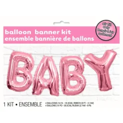 Guirnalda de Globos Baby Rosa