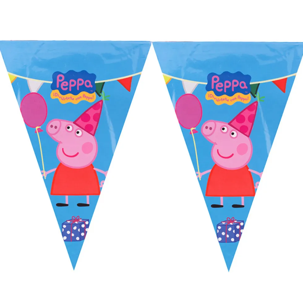 Guirnalda de papel Peppa Pig