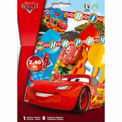 Guirnalda Feliz Cumpleaños Cars 240 cm
