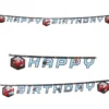 Guirnalda Spiderman Happy Birthday